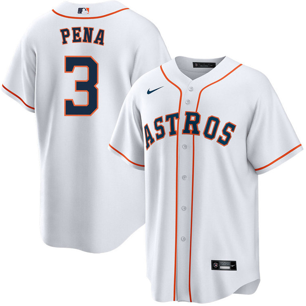 Men's Houston Astros Jeremy Pena Cool Base Replica Home Jersey - White