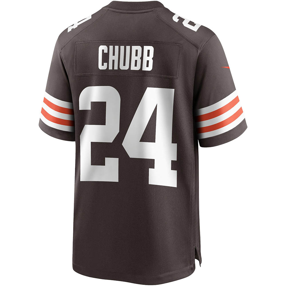 Men's Cleveland Browns Nick Chubb Game Player Jersey Brown